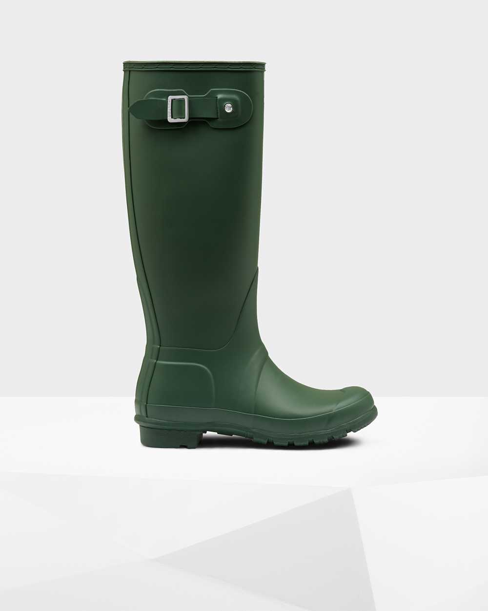 Hunter Original Tall Women's Rain Boots NZ-13338T Green